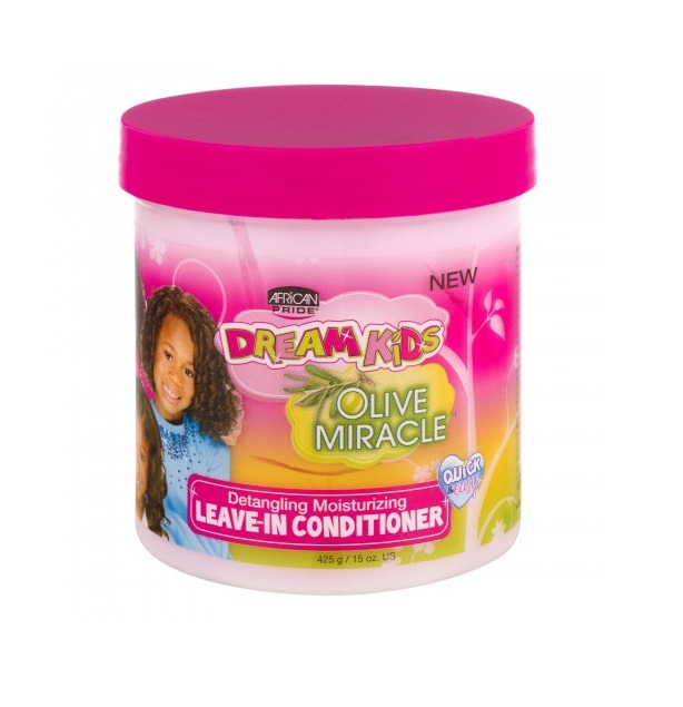 African Pride Dream Kids Olive Miracle Detangling Moisturizing Leave-In Conditioner