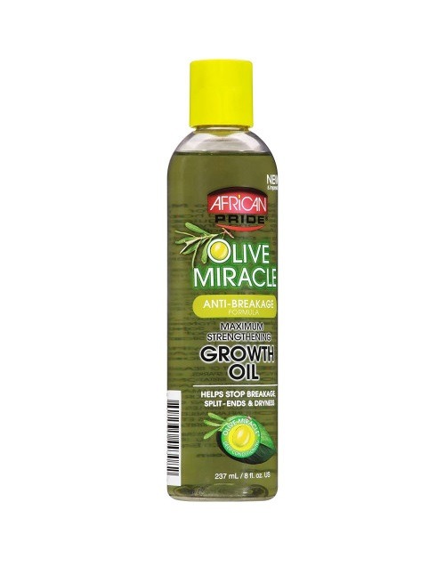 African Pride Olive Miracle Anti-Breakage Formula Growth Oil, 8 oz (237ml)