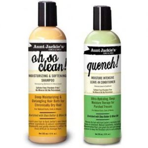 Aunt Jackie's Oh so Clean! Shampoo & Quench Leave-in Conditioner 12 Oz Each