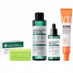 Somebymi AHA BHA PHA TRIO + V10 Vitamin Tone-up Cream SET