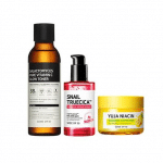 Somebymi Galactomyces Vita Glow Toner + Snail Truecica Serum + Yuja Niacin Brightening Sleeping Mask