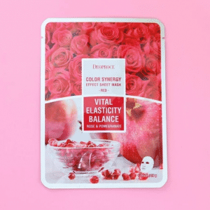 DEOPROCE Color Synergy Mask RED: Rose and Pomengrenate,1pc