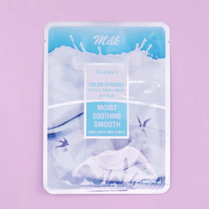 DEOPROCE Color Synergy Mask SKYBLUE: Milk and Swallow's Nest,1pc