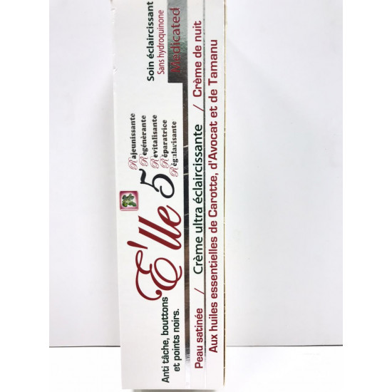 E'lle 5 Lightening Cream Tube, 60g