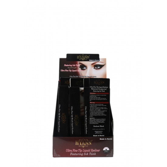 Hyann Cosmetic Ultra Fine Liquid Eyeliner [Darkest Black]