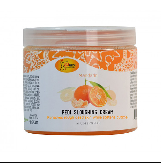 Spa Redi Mandarin Pedi Sloughing Cream, 16oz