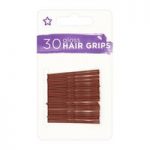 Superdrug Gloss Bobby Pins Brown 30pcs
