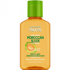 Garnier Fructis Sleek & Shine Moroccan Sleek Oil Treatment, Frizzy, Dry Hair, 3.75 fl. oz.