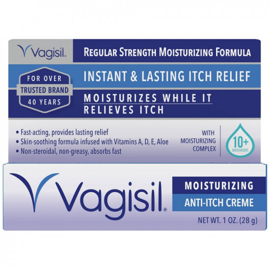 Vagisil Moisturizing Anti Itch Cream, 1oz (28g)