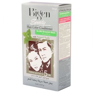 Bigen Speedy Hair Color Conditioner With Natural Herbs, 882 Brownish Black