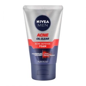 Nivea Men Acne Oil Clear Acne Defense Foam 100ml