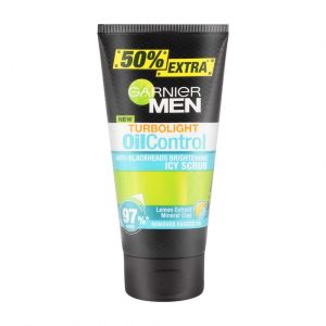 Garnier Men Turbolight Oil Control Anti-Blackheads Brightening Icy Scrub 150ml