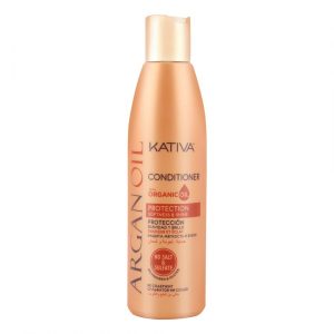 Kativa Argan Oil Conditioner With Organic Oil Protection Softness & Shine 250ml
