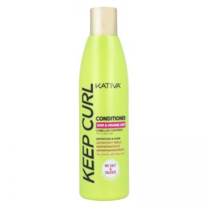 Kativa Keep Curl Conditioner Kiwi & Orange Juice For Curly Hair Definition & Shine 250ml