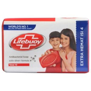 Lifebuoy Total 10 Activ Silver + Formula Antibacterial Soap 110g