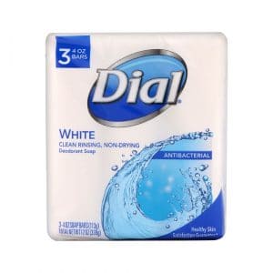 Dial White Clean Rinsing, Non Drying Deodorant Antibacterial Soap Pack Of 3 *113g