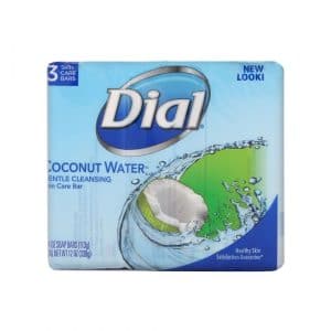 Dial Coconut Water Gentle Cleansing Skin Care Bar Pack Of 3 *113g
