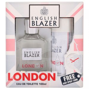 English Blazer London Gift Set, EDT 100ml, Body Spray 150ml