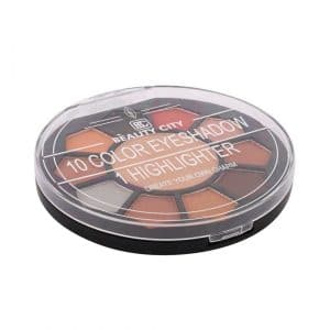 Beauty City Modern Times 10 Color Eyeshadow Palette #01 Color, NQ004