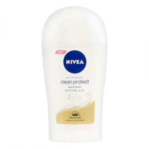 Nivea Anti-Perspirant Clean Protect With Pure Alum Anti-Pespirant Stick 40ml