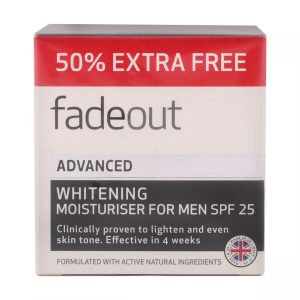 Fadeout Advanced SPF25 Whitening Moisturizer For Men 75ml