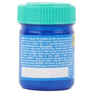 Vicks VapoRub with Menthol, Camphor & Eucalyptus Oil 25ml