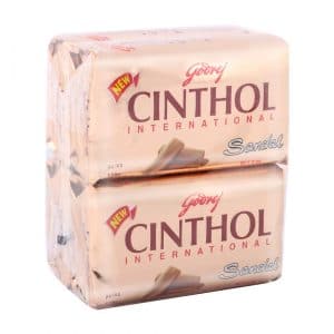 Godrej Cinthol International Bar Soap Sandal With Deodorant (Pack Of 4 x 175g)