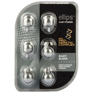 Ellips Hair Vitamin Silky Black Pro Keratin Complex (6 Capsules)