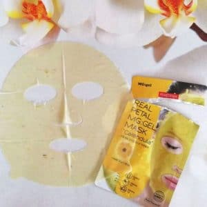 Purederm Real Petal MG:Gel Mask Calendula 1 Mask 30g