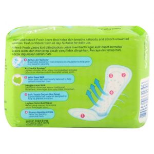 Kotex Fresh Liners Regular Scented 20 Liners