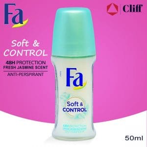 Fa Soft & Control Fresh Jasmine Scent Roll On 50ml
