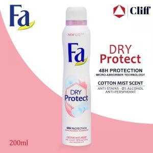 Fa Dry Protect Cotton Mist Scent Deodorant Spray 200ml