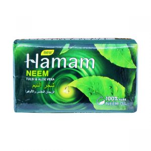 Hamam Neem Oil Tulsi And Aloe Vera Soap Bar 150g