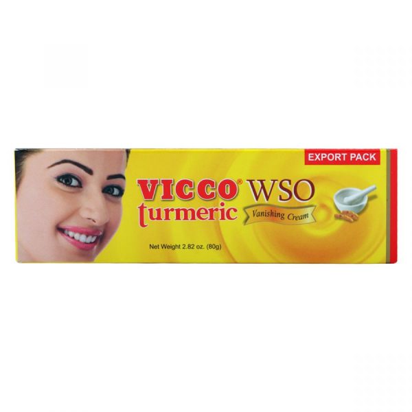 Vicco Turmeric Vanishing Cream 80g Afro Glamour Cosmetics