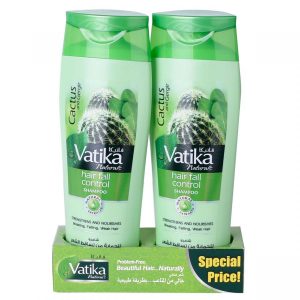 Vatika Naturals Cactus & Gergir Hairfall Control Shampoo Pack Of 2*400ml