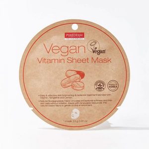 Purederm Vegan Vitamin Sheet 1pc Mask 23g