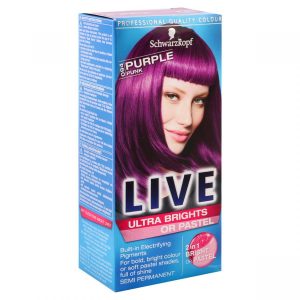 Schwarzkopf Live Ultra Bright Or Pastel 2 in 1 Purple Punk 094 (30ml Conditioner + 50ml Color Cream)