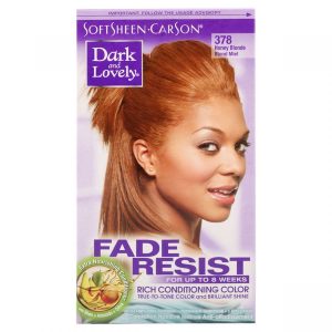 Dark & Lovely Fade Resist With Rich Conditioning Color True-To-Tone Color And Brilliant Shine 378 Honey Blonde Blond Miel
