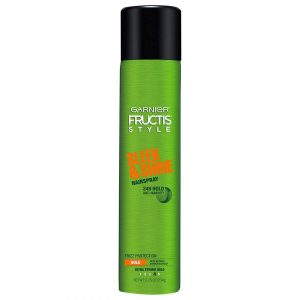 Garnier Fructis Style Sleek & Shine Hairspray 24H Hold Anti-Humidity Frizz Protection Hold With Natural Bamboo Extract 234g