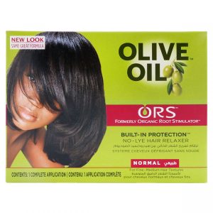 Organic Root Stimulator (ORS) Olive Oil Built-In Protection No-Lye Hair Relaxer Normal