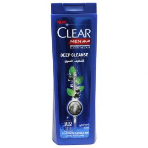 Clear Men Deep Cleanse with Activated Charcoal & Mint Anti-Dandruff Shampoo 360ml
