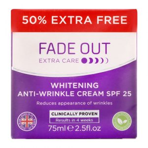 Fadeout Extra Care Whitening Anti-Wrinkle Cream SPF25, 75ml