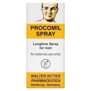Procomil Spray Longtime Spray For Men Comp. P. 100ml Lidocaine Base 10g 45cc