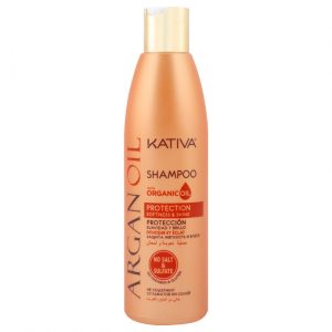 Kativa Argan Oil Shampoo With Organic Oil Protection Softness & Shine 250ml