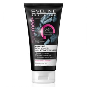 Eveline Cosmetics Facemed+ Purifying Facial Wash Gel With Activated Carbon 150ml