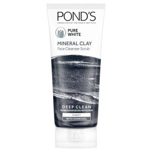 Pond's Pure White Mineral Clay Deep Clean Face Cleanser Scrub 90g