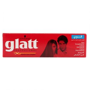 Schwarzkopf Glatt Professional Hair Straightener Keratin Care Complex 82ml + 50ml Fixing Balm