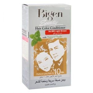 Bigen Speedy Hair Color Conditioner With Natural Herbs, 885 Light Brown