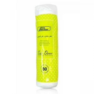 Skin Doctor Cosmetics Cotton Pads Soft Absorbent & Gentle On Skin 80pcs