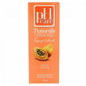 PH Care Naturals Intimate Wash With Papaya Extract 50ml
